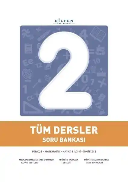 Bilfen Yayınları 2. Sınıf Tüm Dersler Soru Bankası Güvenilir Eğitim Kaynağı