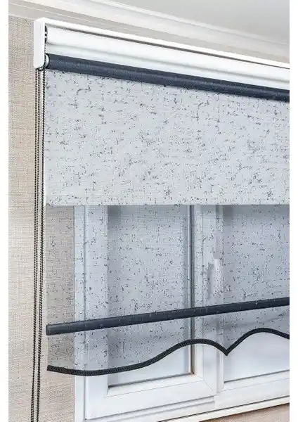 Bizden Perde Brillant Çift Mekanizmalı Antrasit ve Mat Beyaz Stor Perdeler Karşılaştırması