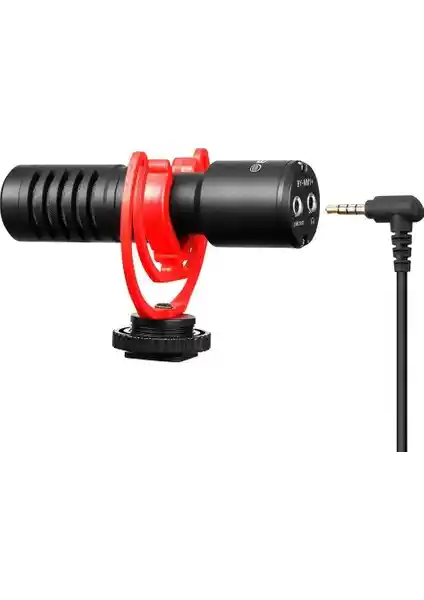 Boya BY-MM1+ Condenser Shotgun Mikrofonu: Yüksek Performanslı ve Kullanışlı Ses Çözümü