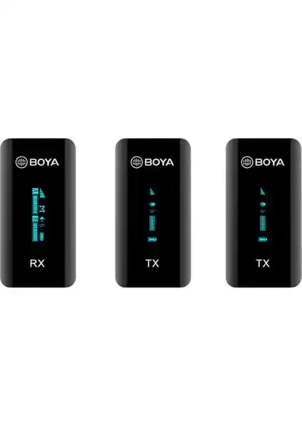 Boya By-Xm6-S2 Kablosuz İkili Yaka Mikrofonu: Yüksek Performanslı Profesyonel Ses Çözümü