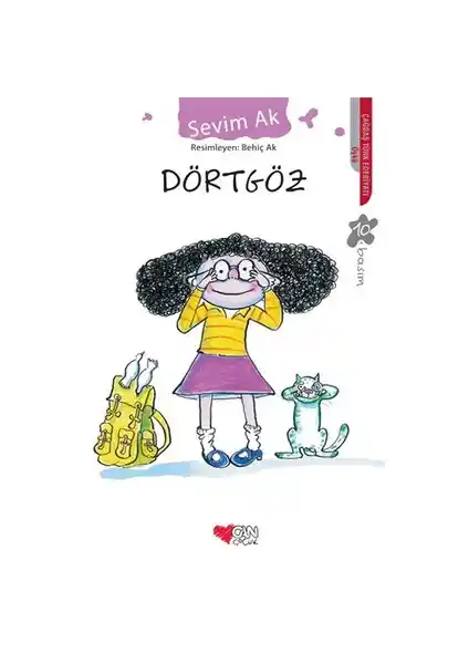 Can Çocuk Dörtgöz Sevim Ak çocuklar için eğitici ve renkli hikaye kitabı (2016)