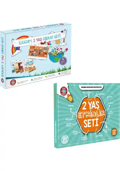 Çocuk Akademi 2 Yaş Dikkat ve Etkinlik Seti: Erken Gelişim İçin Eğitici ve Etkileşimli Araç