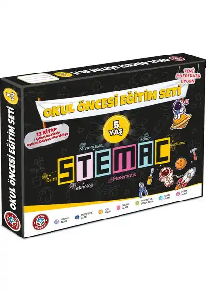 Çocuk Akademi 5 Yaş Okul Öncesi Eğitim Seti: Gelişim ve Öğrenme İçin Yenilikçi Materyaller