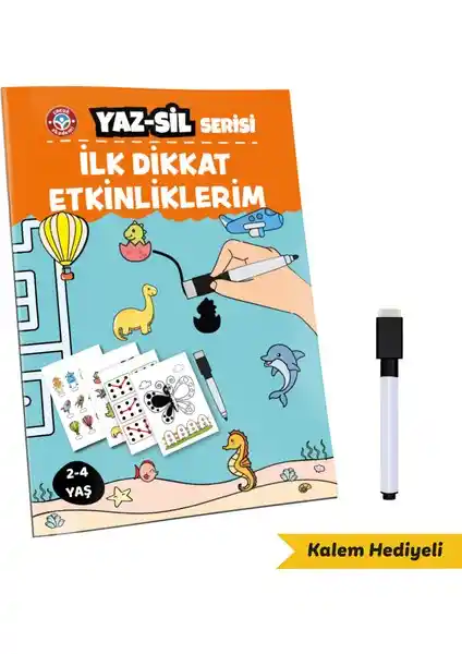 Çocuk Akademi Yaz Sil Serisi: Erken Dikkat Geliştirme ve Eğlenceli Etkinlikler