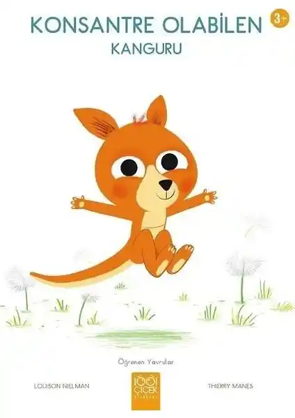 Çocuklar için duygusal farkındalık ve mindfulness geliştiren konsantre olabilen kanguru kitabı