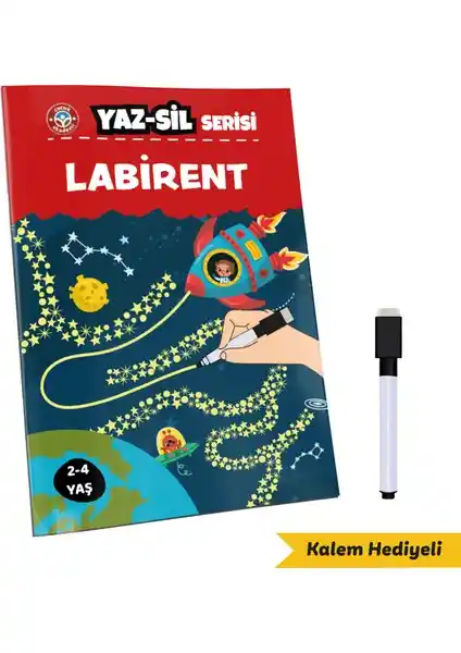 Çocuklar İçin Eğlenceli ve Eğitici Yaz Sil Labirent Kitabı Gelişim Destekleyici Özelliklerle