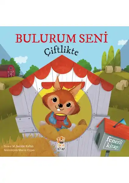 Çocuklar İçin Eğlenceli ve Öğretici Fenerli Hikaye Kitabı Çiftlik Temalı