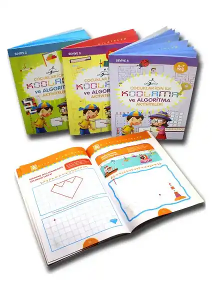 Çocuklar İçin Kodlama ve Algoritma Öğrenimi: 4 Kitaplık Seti ile Temel Beceriler Gelişiyor