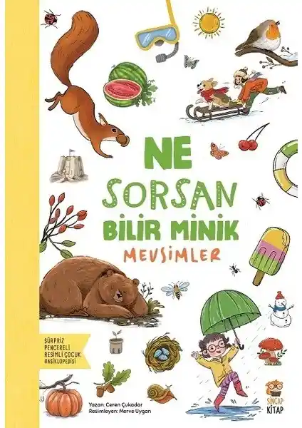 Çocuklar İçin Mevsimler ve Doğa Hakkında Eğitici ve Dayanıklı Kitap