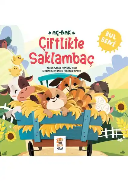 Çocuklar İçin Saklambaç Temalı Eğitici Kitap: Çiftlikte Oyun ve Öğrenme Deneyimi