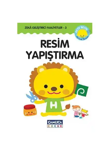 Çocuklar İçin Zeka ve Yaratıcılık Geliştirici Resim Yapıştırma Kitabı: Eğlenceli ve Eğitici Faaliyetler