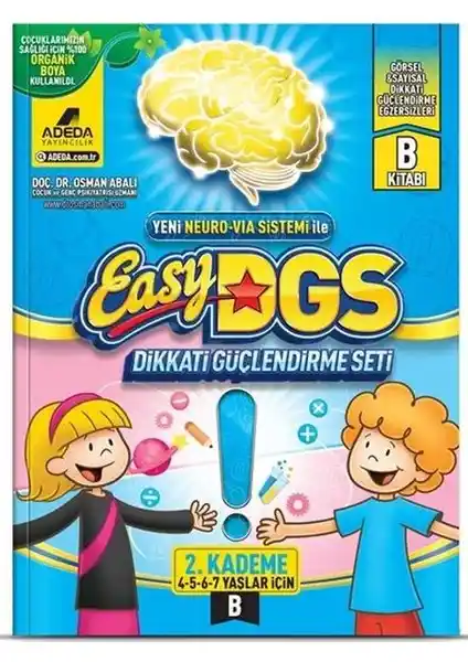 Çocukların Dikkat ve Zeka Gelişimini Destekleyen Easy Dikkati Güçlendirme Seti