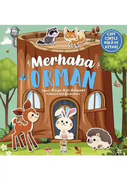 Çocukların Hayal Dünyasını Geliştiren Renkli ve Etkileşimli Cırt Cırtlı Hikaye Kitabı