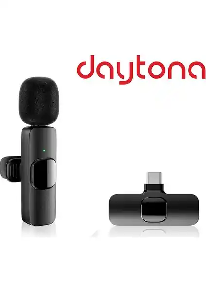 Daytona K9 Type-C Wireless Kablosuz Mikrofon: Ergonomik ve Şık Tasarımla Yüksek Performans