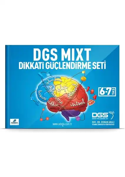 Dikkati Güçlendirme Seti Mixt 6-7 Yaş Çocuklar İçin Eğitim ve Zeka Geliştirici Materyal