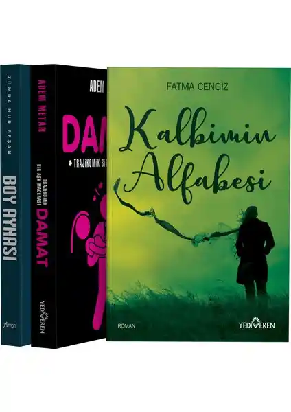 Edebiyat ve Görsel Sanatın Buluştuğu Damat - Boy Aynası - Kalbimin Alfabesi Kitabı