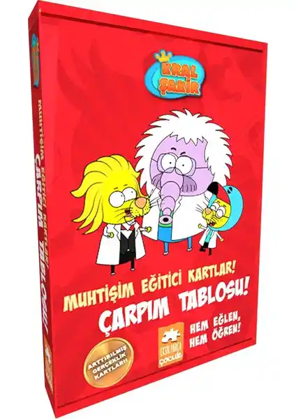 Eksik Parça Çocuk Kral Şakir Muhtişim Eğitici Kartlar: Eğlence ve Öğrenmeyi Birleştiren Eğitim Aracı