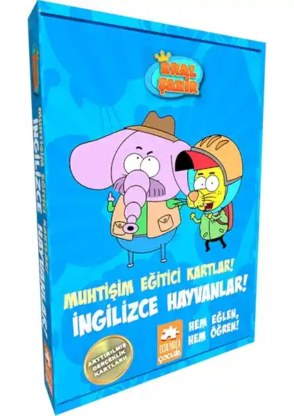 Eksik Parça Çocuk Kral Şakir Muhtişim Eğitici Kartlar ile Eğlence ve Öğrenme Bir Arada