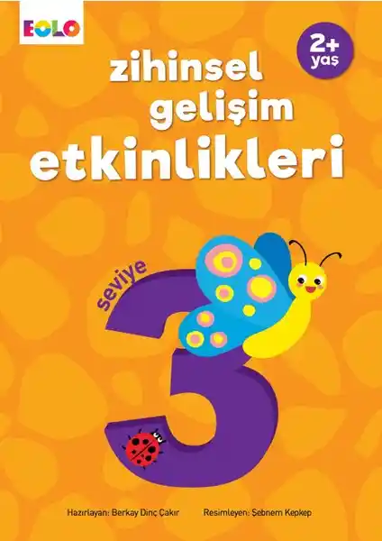 Eolo Yayıncılık 2+ Yaş Zihinsel Gelişim Etkinlikleri Seviye 3 Çocuklar İçin Eğitim Materyali