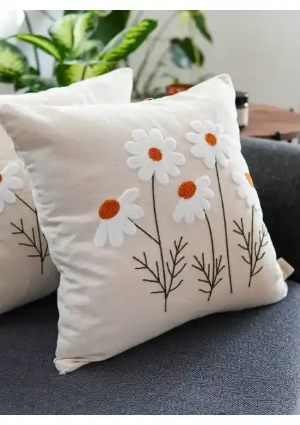 Ersperto Papatya ve Reset Punch Nakışlı Kırlent Kılıfı Karşılaştırması