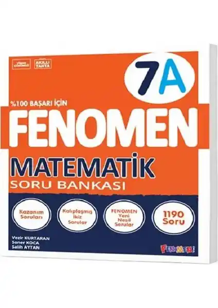 Fenomen Yayınları 2024 7. Sınıf Matematik Soru Bankası A Güncel ve Güvenilir Eğitim Kaynağı