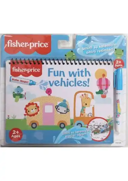 Fisher-Price Sihirli Boyama Kitabı Çocuklar İçin Eğlenceli ve Öğretici Sanat Deneyimi