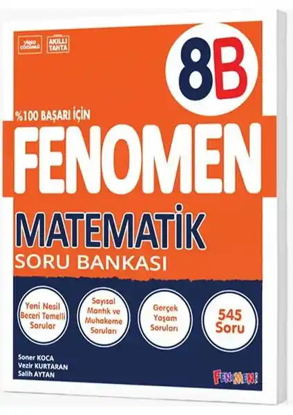 Gama Yayınları 8. Sınıf LGS Matematik Soru Bankası (B) 2024 Güncel ve Kapsamlı Kaynak