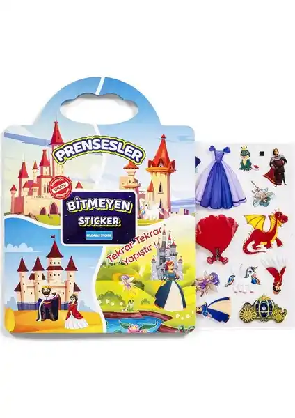Gepettoys Prensesler Sticker Kitabım: Yaratıcı ve Eğlenceli Çocuk Öğrenme Aracı