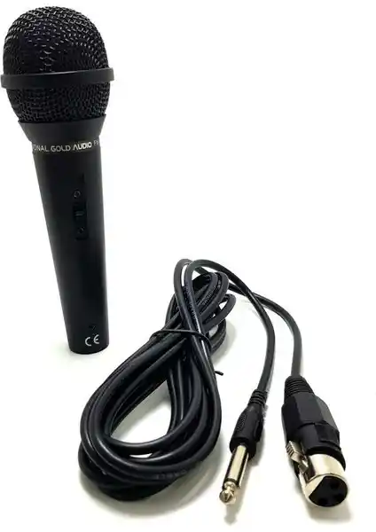 Gold Audio FM-178 Mikrofon El Tipi Kablolu Ses Kayıt ve Performans Çözümü