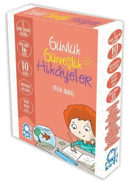 Günlük Güneşlik Hikayeler 1. Sınıf Okuma Seti: Eğlenceli ve Eğitici Çocuk Kitapları Koleksiyonu