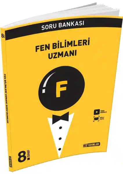 Hız Yayınları 8. Sınıf Fen Bilimleri Uzman Soru Bankası Güncel ve Öğrenci Odaklı Eğitim Kaynağı