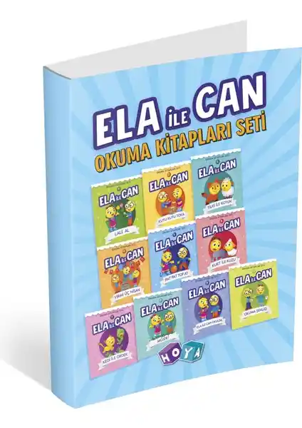 Hoya Ela ile Can İlk Okuma Seti: 6-8 Yaş Çocuklar İçin Eğlenceli ve Eğitici Kitap Serisi