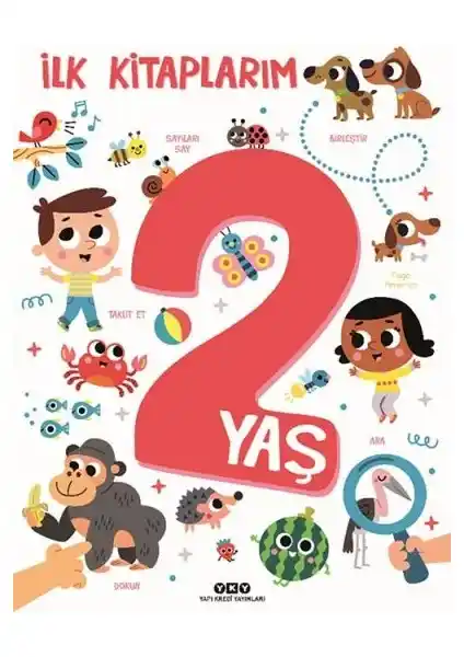 İlk Kitaplarım Serisi: 2 Yaş Çocuklar İçin Renkli ve Eğitici Kitap Seti