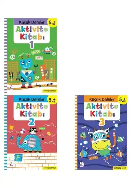 İndigo Çocuk Küçük Dahiler Aktivite Seti: 5 Yaş ve Üzeri Çocuklar İçin Eğitici ve Geliştirici Malzeme