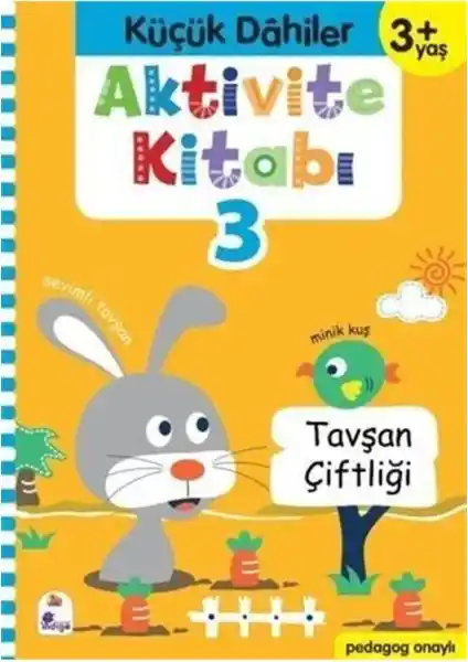 İndigo Çocuk Pedagog Onaylı Küçük Dahiler Aktivite Kitabı 3-5 Yaş Arası Çocuklar İçin