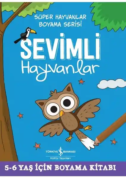 İş Bankası Kültür Yayınları Sevimli Hayvanlar Boyama Serisi Çocuklar İçin Eğitici ve Eğlenceli Aktiviteler