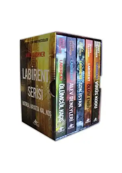 James Dashner'ın Labirent Serisi Kutulu Seti Bilim Kurgu ve Macera Dolu Hikayeler