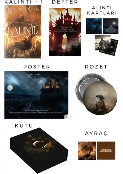 Kalıntı 1 Ciltli Kitap ve Ekstra Materyallerle Koleksiyonluk Özel Seri