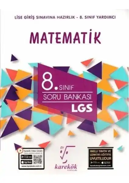 Karekök Yayıncılık 8. Sınıf LGS Matematik Soru Bankası Güncel ve Kapsamlı İçerik