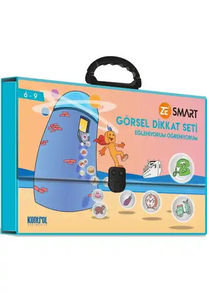Kontrol Yayıncılık ZE2 6-9 Yaş Görsel Dikkat Seti ile Çocukların Zeka ve Dikkat Gelişimini Destekleyin