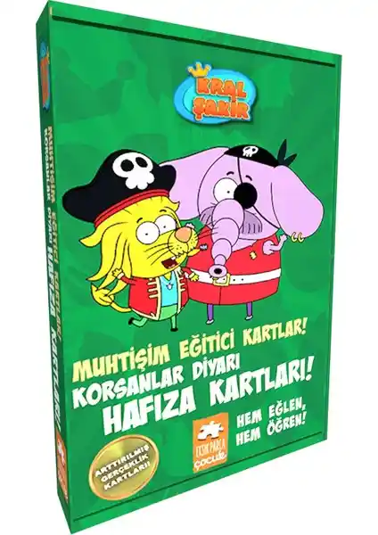 Kral Şakir Muhtişim Eğitici Kartlar: Çocuklar İçin Hafıza ve Yaratıcılık Geliştirici Set