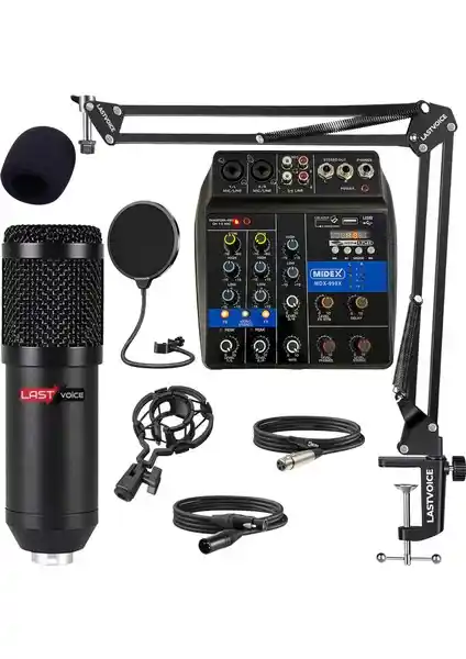 Lastvoice BM800 Mikrofon Seti: Profesyonel Ses Deneyimi İçin En İyi Seçenek