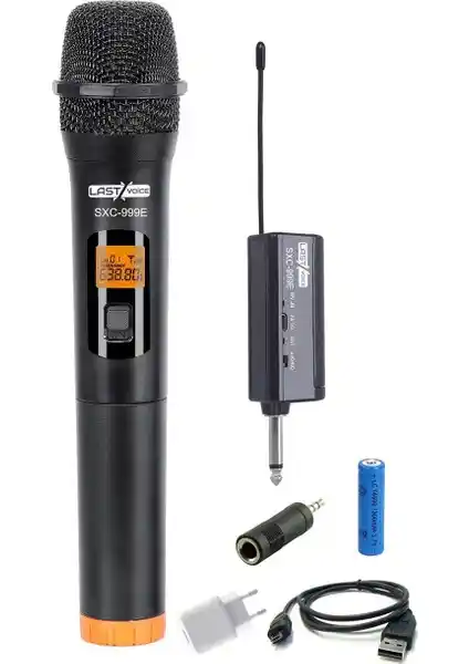 Lastvoice SXC-999E Şarjlı Kablosuz El Mikrofonu Profesyonel Kullanım İçin Gelişmiş Performans
