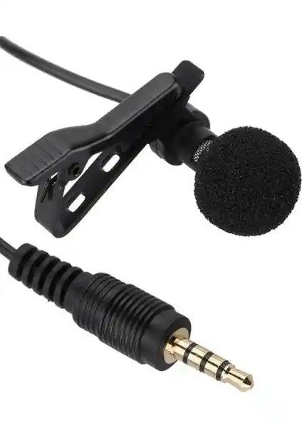 Lavalier JH-043 3,5mm Aux Yaka Mikrofonu: Yüksek Performanslı Ses Yakalama Cihazı