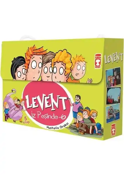 Levent İz Peşinde Set-6 Çocuk Macera Kitapları Serisi Eğlenceli ve Öğretici Hikâyeler