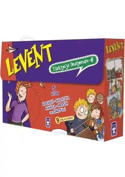 Levent Türkiye'yi Geziyorum Seti 6 Çocuk Kitapları Türkiye'nin Şehirlerini Öğrenmek İçin