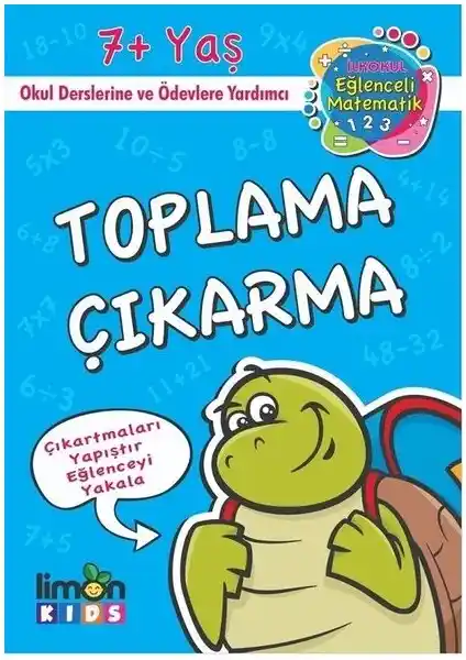 Limonkids İlk Okul Eğlenceli Matematik Çıkartmalı Toplama Çıkarma Kitabı İncelemesi