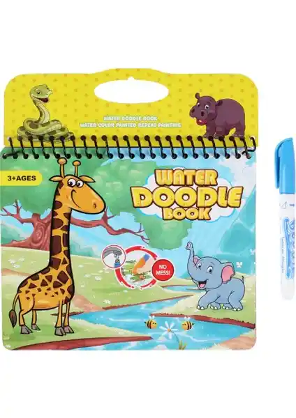 Magic Water Sihirli Boyama Kitabı Orman Diyarı Çocuklar İçin Yaratıcı ve Hijyenik Boyama Deneyimi