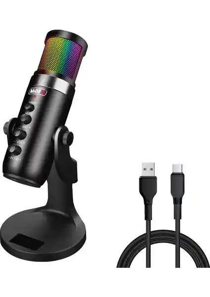 Midex Hype USB RGB Oyuncu ve Yayıncı Mikrofonu Profesyonel Ses Deneyimi Sunar