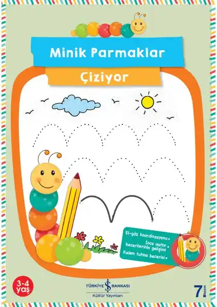 Minik Parmaklar Çizi<yor> Kitabı: Çocuklar İçin Eğlenceli ve Öğretici Çizim Rehberi